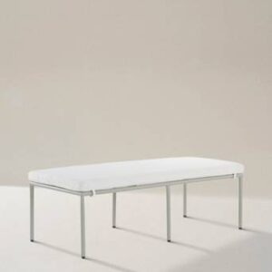 MENTON dagbädd Ljus grågrön/vit dyna