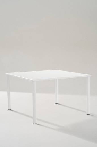 MENTON matbord 120×120 cm Vit