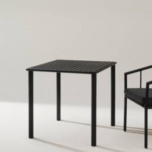 MENTON matbord 75×75 cm Svart