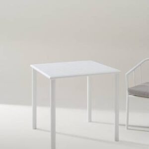 MENTON matbord 75×75 cm Vit