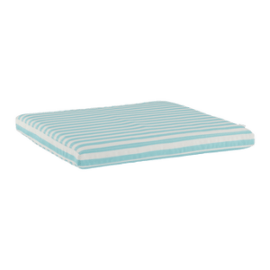 MENTON sittdyna fåtölj Aquablå/vit randig