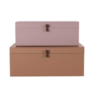 METAL Förvaring 2-pack Beige/Rosa