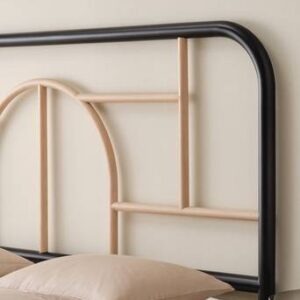 MIAGI sänggavel 160 cm Svart