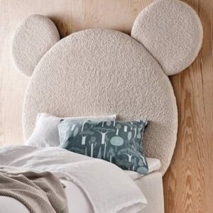 MIKKE sänggavel 147 cm Naturvit