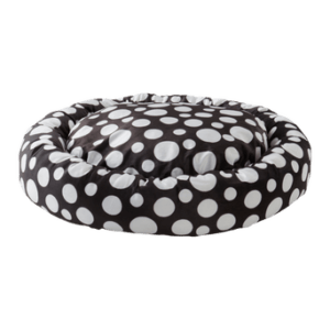 MILES hundbädd/kattbädd Svart/vit