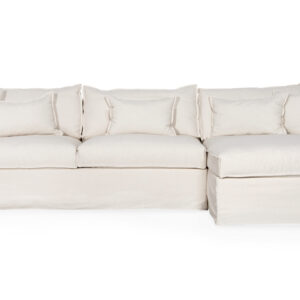 MILFORD Bäddsoffa Divan Höger Beige