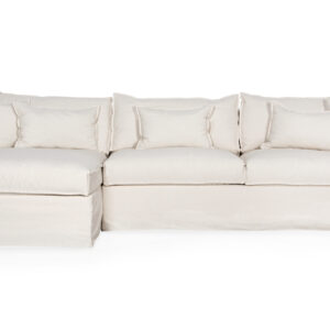 MILFORD Bäddsoffa Divan Vänster Beige