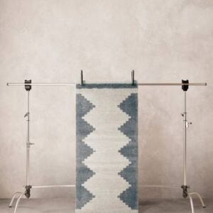 MIRABELL luggmatta 80×150 cm Naturvit/ljusgrå