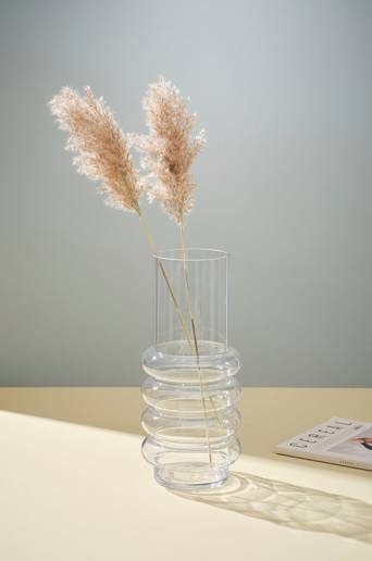 MIST glasvas – höjd 36 cm Klarglas