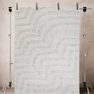 MIZU slätväd matta 200×290 cm Grå