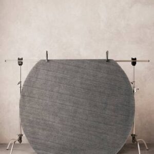 MOJAVE ullmatta ø 200 cm Mörkgrå