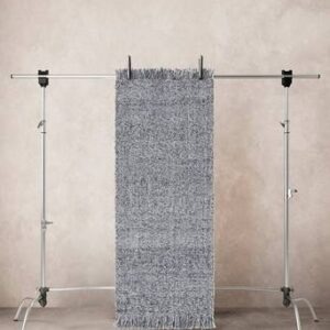 MONTUNA slätvävd matta Blå