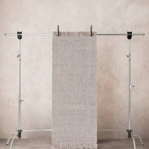 MONTUNA slätvävd matta Ljusbrun