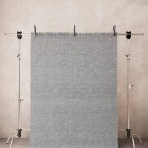 MONTUNA slätvävd matta Ljusgrå