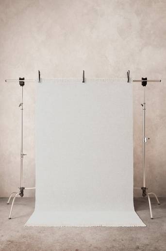 MONTUNA slätvävd matta Naturvit