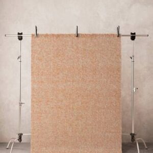 MONTUNA slätvävd matta Senapsgul