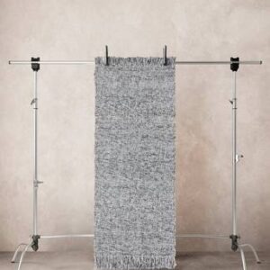 MONTUNA slätvävd matta Svart