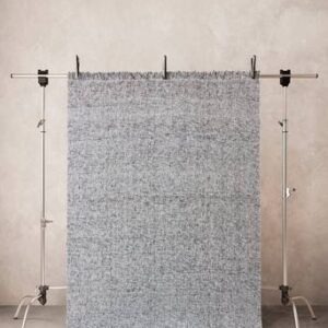 MONTUNA slätvävd matta Svart