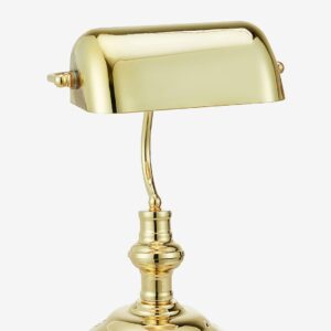 Markslöjd – Bordslampa Bankers 42cm – Mässing – Bordslampor – Från Homeroom