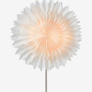 Markslöjd – Bordsstjärna SOLINA 45cm – Vit – Adventsstjärnor – Från Homeroom
