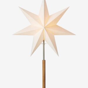 Markslöjd – Bordsstjärna Speranza 1L 45cm – Vit – Adventsljusstakar – Från Homeroom