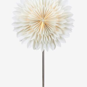 Markslöjd – Bordstjärna SOLINA 35cm – Silver – Adventsstjärnor – Från Homeroom