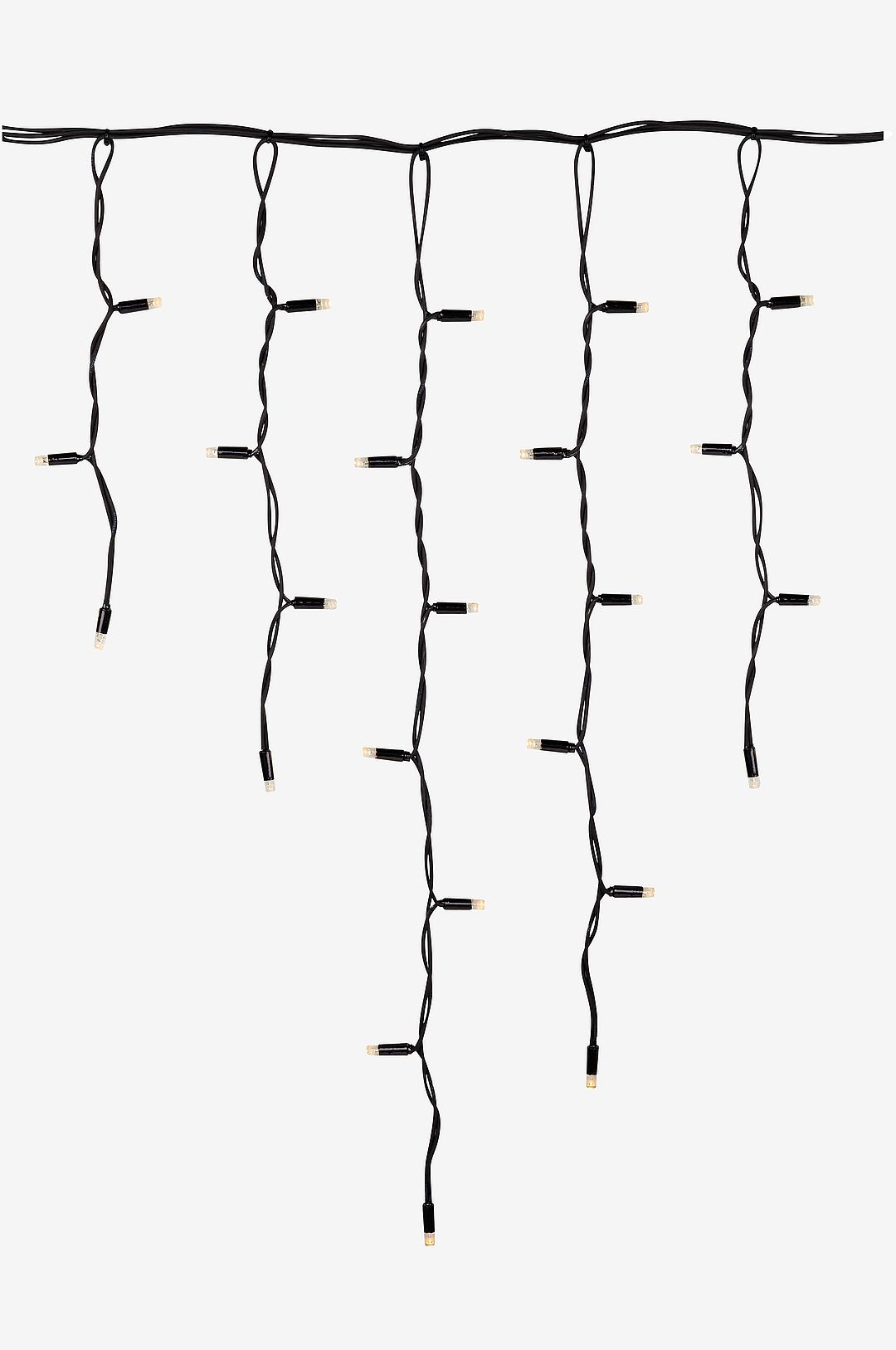 Markslöjd - CHRISSLINE Istapp Original Extra 2x0.6m - Svart - Ljusslingor - Från Homeroom