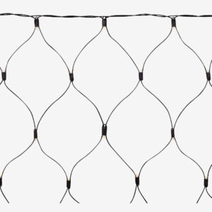 Markslöjd – CHRISSLINE Nät Varm Extra 2×1.7m – Svart – Ljusslingor – Från Homeroom