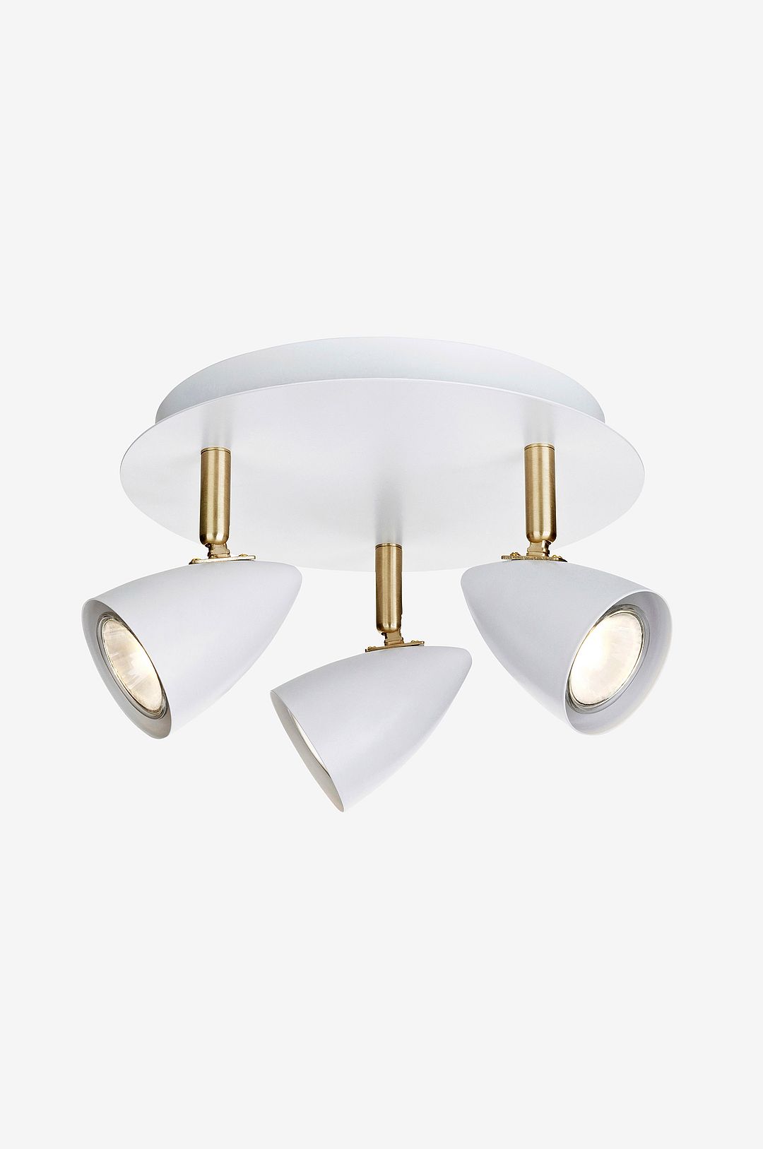 Markslöjd – CIRO Tak 3L Vit/Mässing – Vit – Spotlights – Från Homeroom