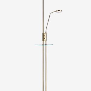 Markslöjd – FRIEND Golvlampa LED Antik Mässing USB – Golvlampor – Från Homeroom