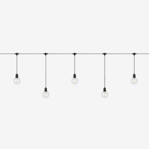 Markslöjd – Garden 24 deco Ljusslinga 10L extra – Svart – Ljusslingor – Från Homeroom