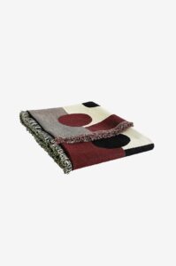 Markslöjd – LIA Pläd 130×170 cm – Röd – Filtar & plädar – Från Homeroom