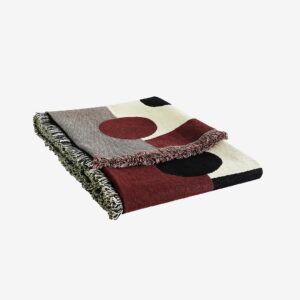 Markslöjd – LIA Pläd 130×170 cm – Röd – Filtar & plädar – Från Homeroom