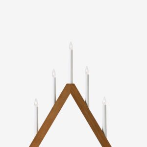 Markslöjd – Ljusstake Ariele 5L – Brun – Adventsljusstakar – Från Homeroom