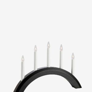 Markslöjd – Ljusstake Avento 5L – Svart – Adventsljusstakar – Från Homeroom