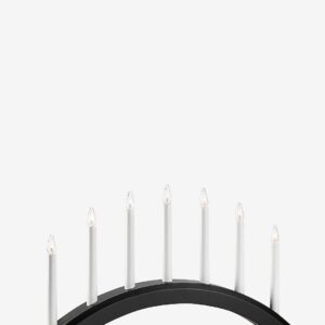 Markslöjd – Ljusstake Avento 7L – Svart – Adventsljusstakar – Från Homeroom