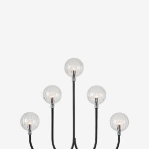 Markslöjd – Ljusstake Enys 5L – Svart – Adventsljusstakar – Från Homeroom