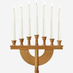 Markslöjd – Ljusstake Torpa 7L Batteridriven – Brun – Adventsljusstakar – Från Homeroom