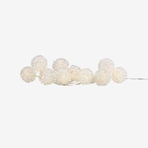 Markslöjd – MARCUS Ljusslinga LED med bollar i metall – Silver – Ljusslingor – Från Homeroom