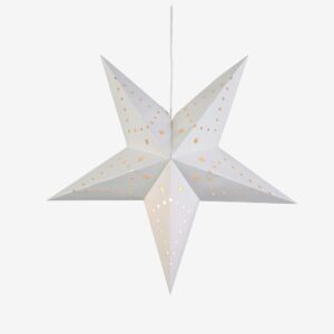 Markslöjd – MIKKE Stjärna 45cm Papp – Vit – Adventsstjärnor – Från Homeroom