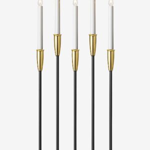 Markslöjd – NICE ljusstake 5L – Svart – Adventsljusstakar – Från Homeroom