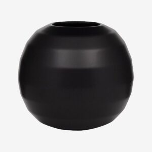 Markslöjd – Omfamna keramikvas 14×16 cm – Svart – Krukor & vaser – Från Homeroom