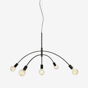 Markslöjd – Pendel CRUX 5L – Svart – Takpendlar – Från Homeroom