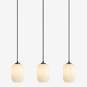 Markslöjd – Pendel Cava 3L Rak – Svart – Takpendlar – Från Homeroom