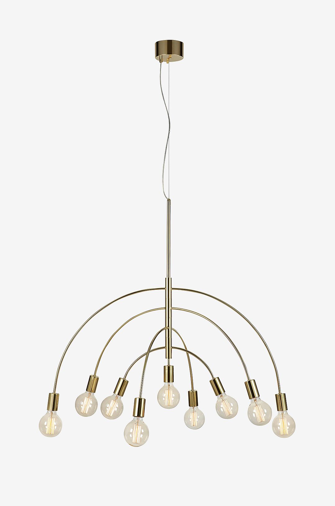 Markslöjd – Pendel LAVELLO 9L – Mässing – Takpendlar – Från Homeroom