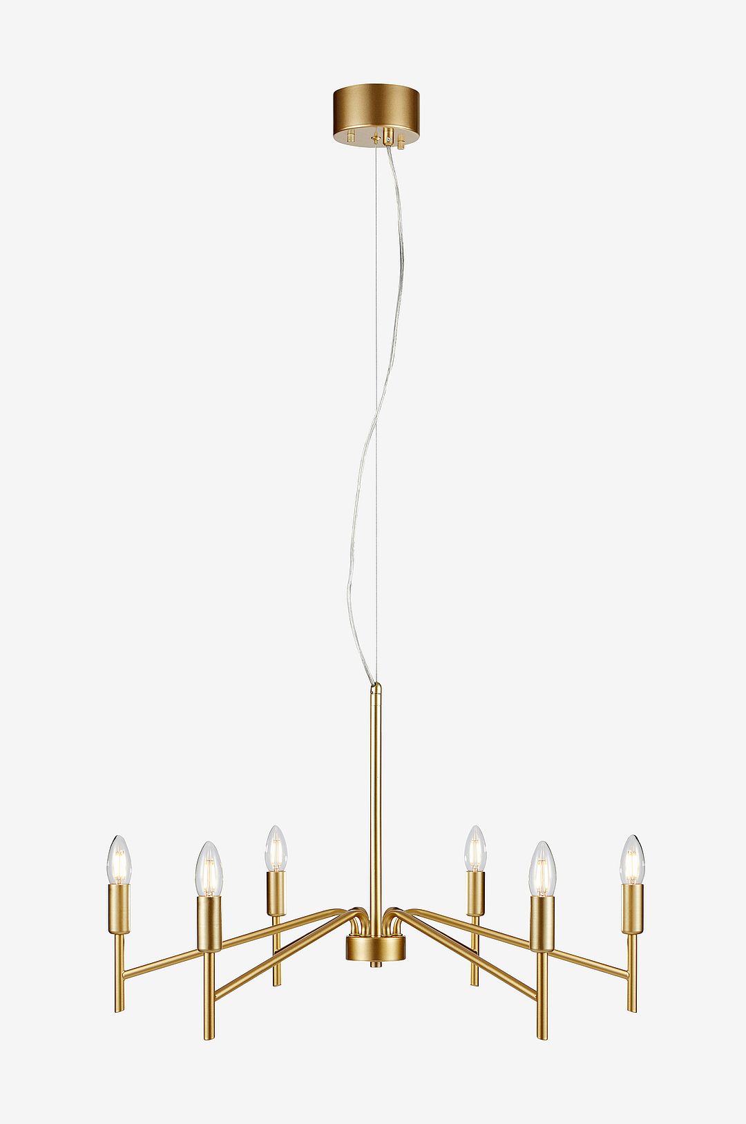 Markslöjd – Pendel Monarch 6L – Guld – Takpendlar – Från Homeroom