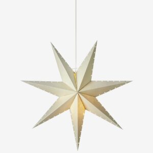 Markslöjd – Pendel Stjärna LIVELY 45cm – Grå – Adventsstjärnor – Från Homeroom