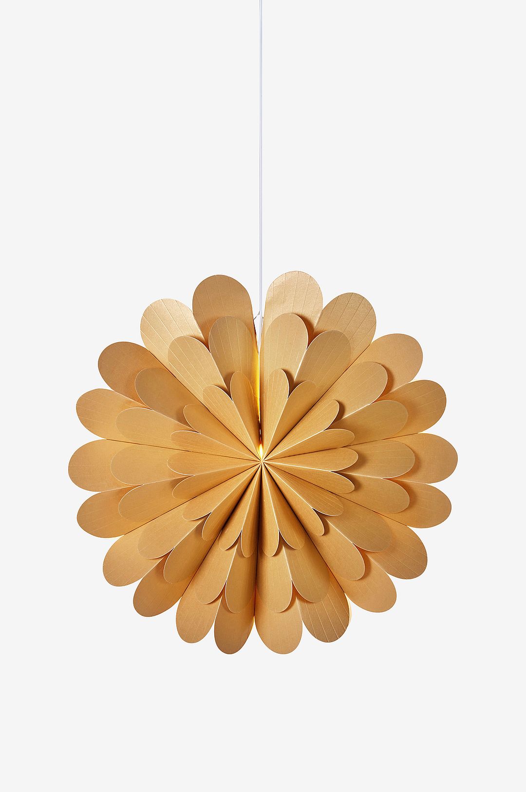 Markslöjd - Pendel Stjärna MARAVILLA 60cm - Guld - Adventsstjärnor - Från Homeroom