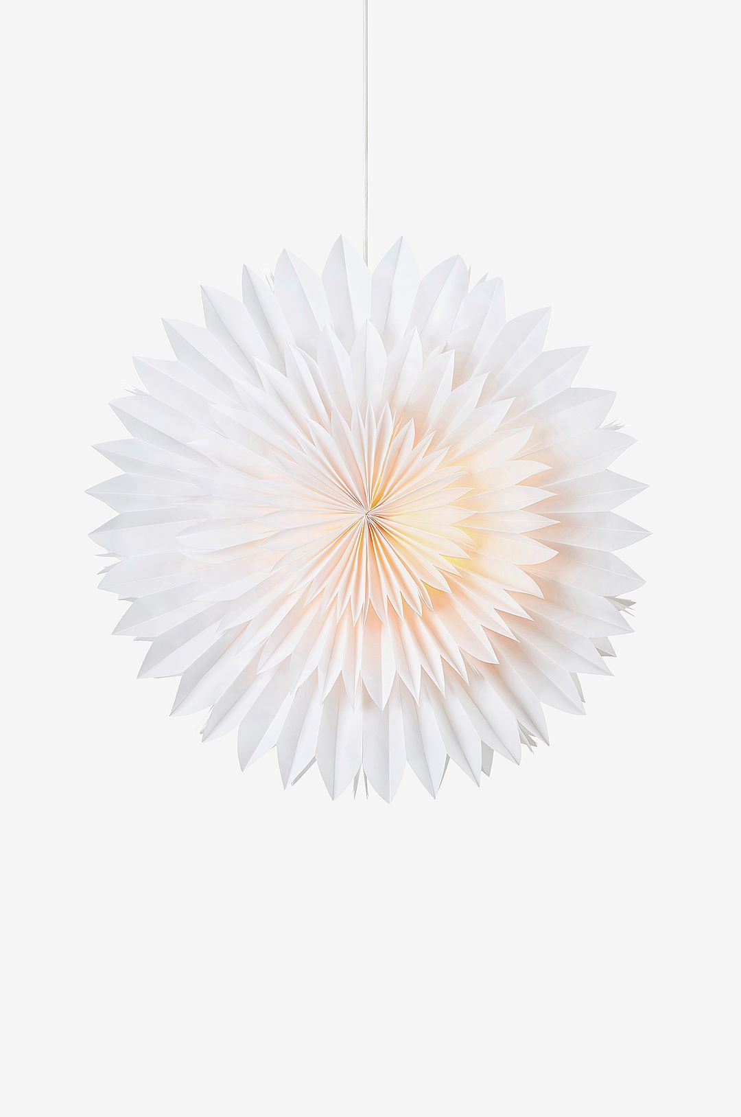 Markslöjd - Pendel Stjärna SOLINA 45cm - Vit - Adventsstjärnor - Från Homeroom