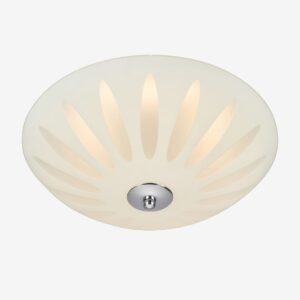 Markslöjd – Plafond Petal LED 43cm Vit/Krom – Krom – Plafonder – Från Homeroom